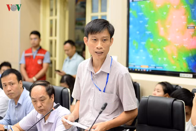 Ông Vũ Đức Long (Phó Giám đốc Trung tâm Khí tượng Thủy văn Quốc gia).