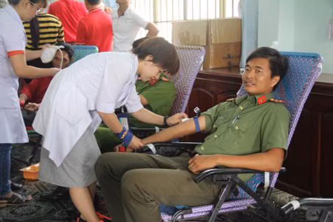 Phong trào hiến máu cứu người trong Công an Lâm Đồng ngày càng lan tỏa.