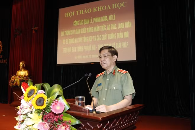 Thiếu tướng Đoàn Duy Khương khẳng định sau cuộc hội thảo, Công an TP Hà Nội sẽ nghiên cứu ban hành quy trình quản lý, phòng ngừa, xử lý với đối tượng có biểu hiện “ngáo đá”
