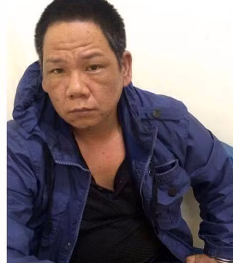 Tài xế Trương Anh Trung tại cơ quan Công an.