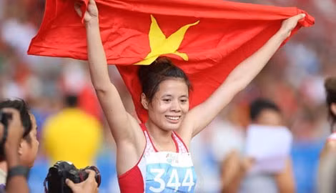 Điền kinh Bộ Công an đang đào tạo tuyến trẻ để chờ đợi có VĐV tốt như Nguyễn Thị Huyền.