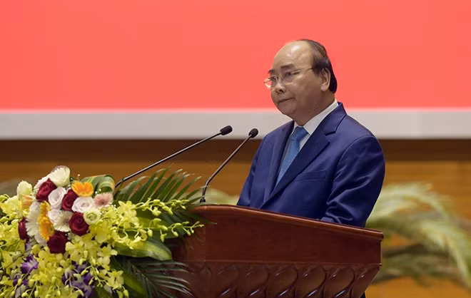 Thủ tướng Chính phủ Nguyễn Xuân Phúc phát biểu tại Hội nghị
