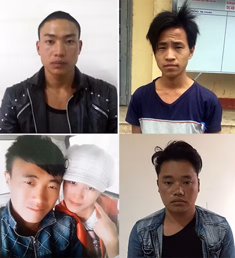 Các đối tượng trong vụ án.