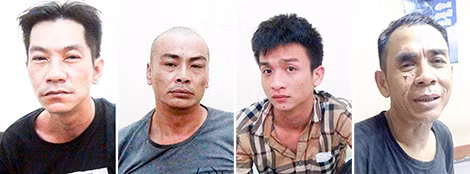 Các đối tượng Sơn, Nhơn, Bình, Công.