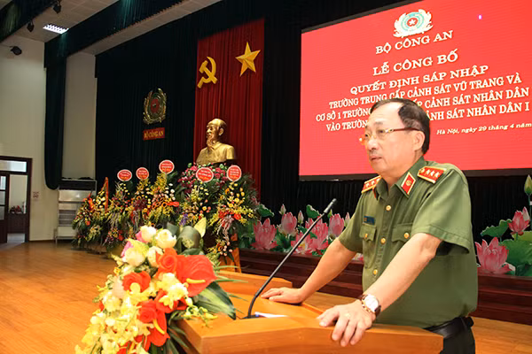 Thứ trưởng Nguyễn Văn Thành chỉ đạo, giao nhiệm vụ cho Trường Cao đẳng CSND I