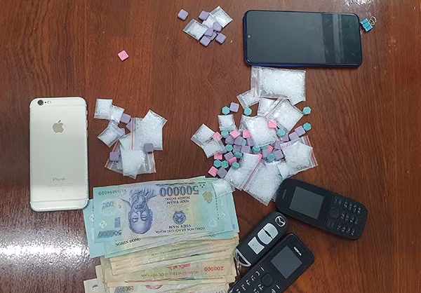 Tang vật ma túy bị thu giữ.