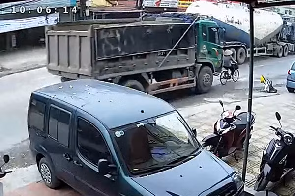 Hình ảnh trước khi vụ tai nạn xảy ra.