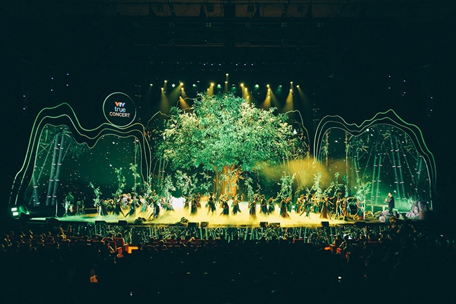 Không gian tràn ngập thiên nhiên của VTV True Concert 2021 với chủ đề THANH ÂM VĨNH CỬU CỦA THIÊN NHIÊN