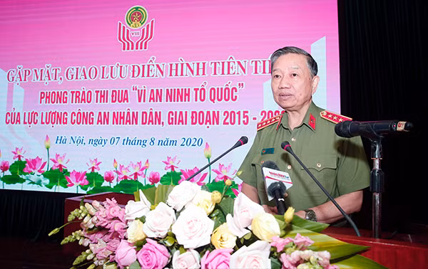 Bộ trưởng Tô Lâm phát biểu tại chương trình giao lưu