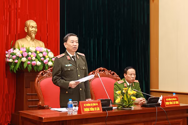 Bộ trưởng Tô Lâm phát biểu chỉ đạo nhiệm vụ trọng tâm những tháng cuối năm 2018