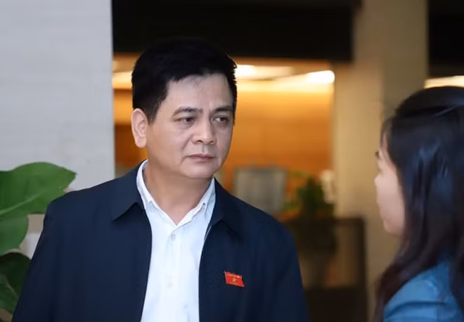 Đại biểu Quốc hội Nguyễn Lâm Thành trả lời phỏng vấn Báo CAND.