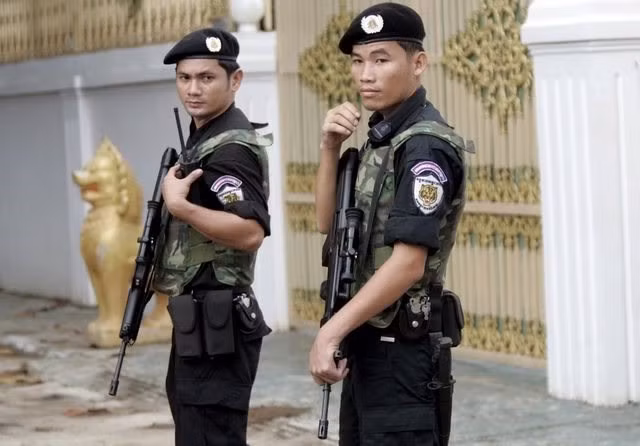 Cảnh sát Campuchia.