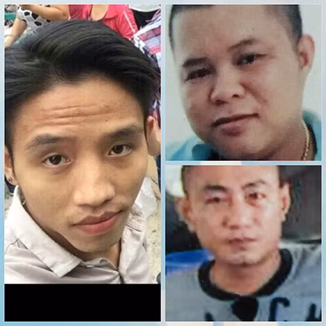 Ba đối tượng tại cơ quan điều tra.