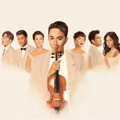 Nghệ sĩ violin Hoàng Rob với dự án của anh.