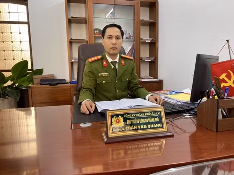 Thiếu tá Trần Văn Quang.