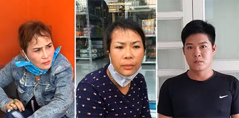 Các đối tượng Loan, Dung, Đại