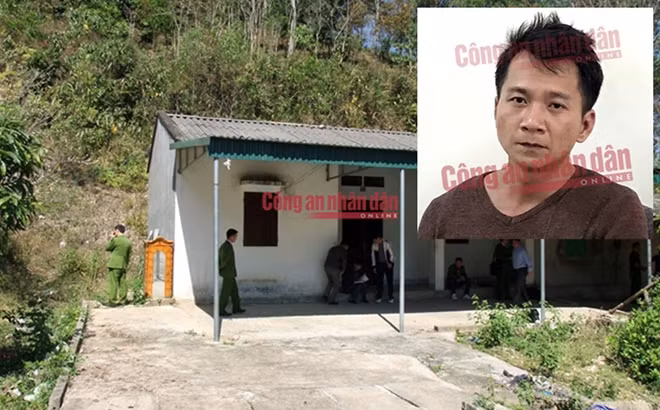 Căn nhà hoang nơi phát hiện thi thể nạn nhân