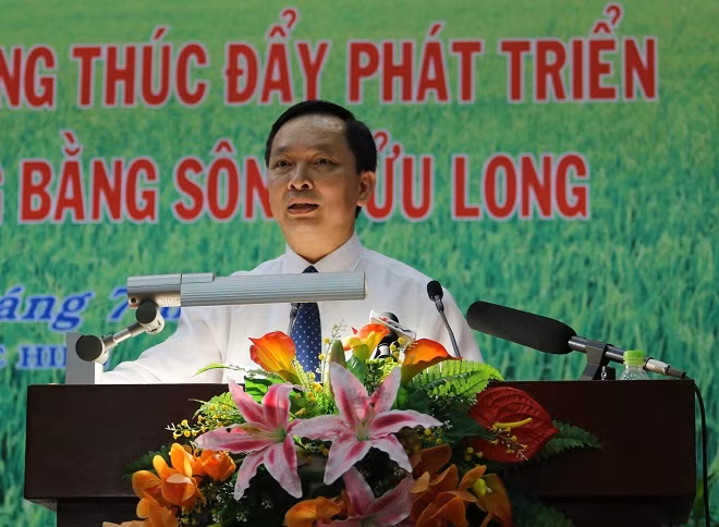 Ông Đào Minh Tú, Phó Thống đốc NHNN phát biểu khai mạc Hội thảo
