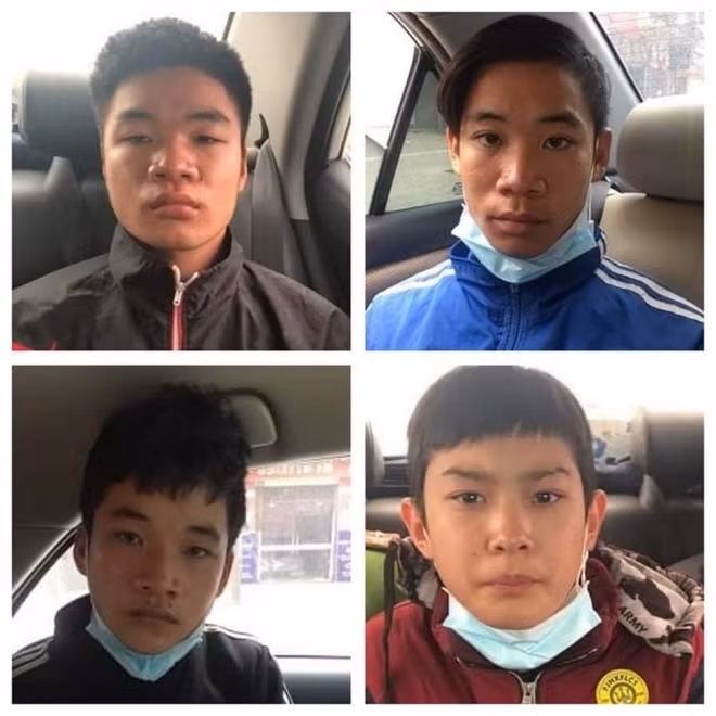 4 đối tượng trong vụ cướp.