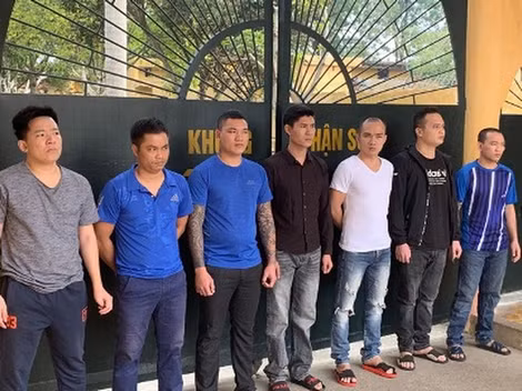 Băng nhóm "tín dụng đen" vừa bị Công an tỉnh Thanh Hóa triệt phá.