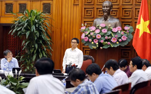 Phó Thủ tướng Chính phủ Vũ Đức Đam chủ trì buổi làm việc với Bộ, ngành Trung ương và TP Đà Nẵng về việc Quy hoạch tổng thể Khu du lịch quốc gia bán đảo Sơn Trà.
