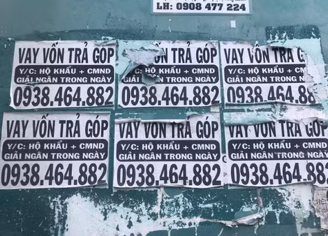 Quảng cáo "tín dụng đen" vẫn chưa có dấu hiệu "hạ nhiệt"