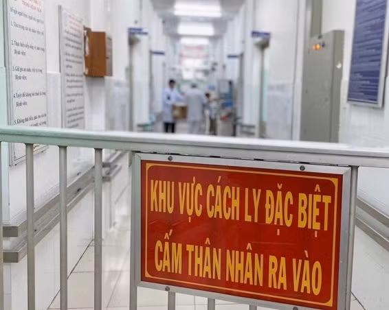Khu vực cách ly đặc biệt tại Bệnh viện Chợ Rẫy.