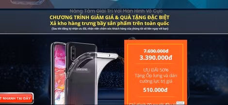 Một số trang Fanpage trên mạng xã hội Facebook mạo danh các sàn thương mại điện tử lớn để quảng cáo.