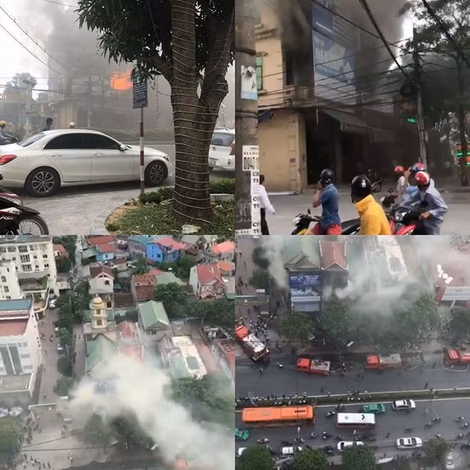 Hiện trường vụ cháy. Ảnh: C.Mừng