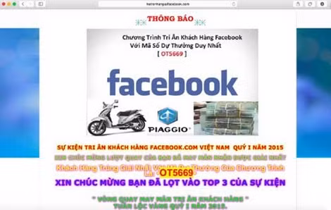 Mặc dầu những tin nhắn trúng thưởng trên mạng xã hội đã là chiêu thức lừa đảo quá cũ và luôn được các phương tiện truyền thông cảnh báo… vậy nhưng vẫn có hàng loạt nạn nhân tại TP Đà Nẵng và tỉnh Quảng Nam sập bẫy lừa.