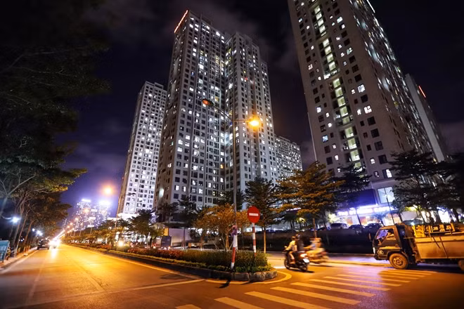 Một tuyến phố thuộc địa bàn phường Cổ Nhuế 1.