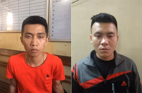Hai đối tượng Tuấn, Long.