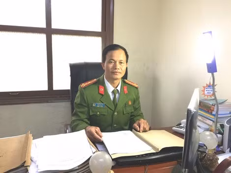 Thượng tá Phạm Văn Tơn - Phó trưởng Phòng PC47, Công an tỉnh Lâm Đồng.