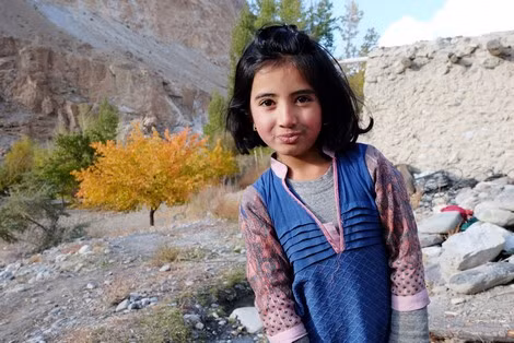 Bé gái người Hunza. Bé gái người Hunza.