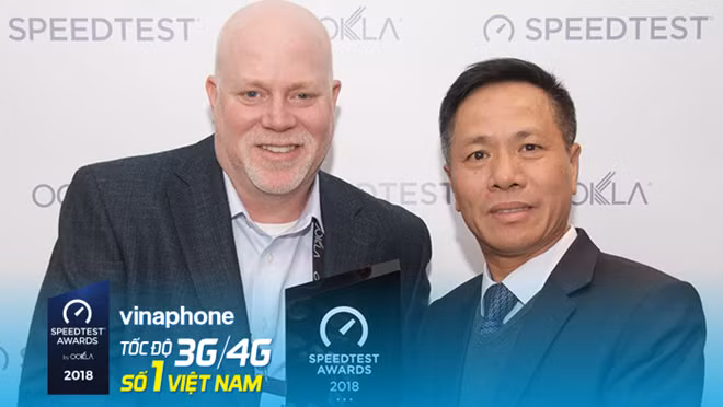 Theo SpeedTest, VinaPhone có tốc độ đo 3G/4G nhanh nhất Việt Nam