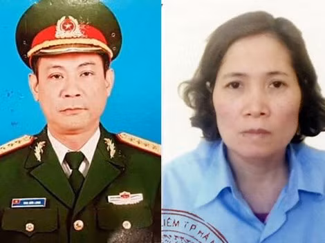 Đối tượng Hoa Hữu Long (trái) và Cao Thị Kim Loan. Đối tượng Hoa Hữu Long (trái) và Cao Thị Kim Loan.