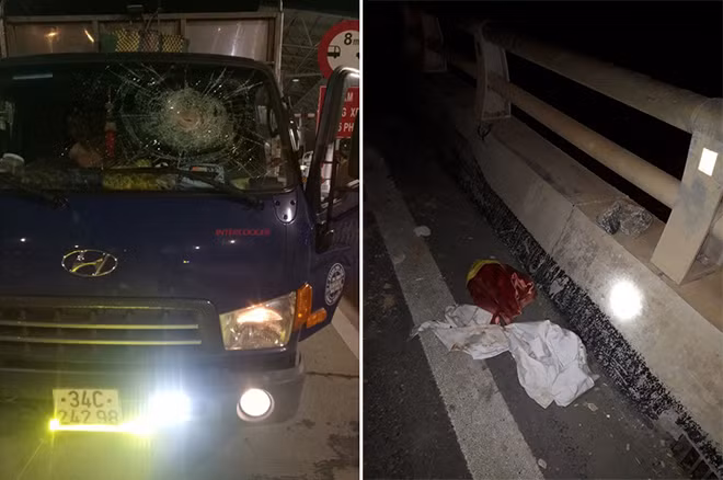 Nhóm thanh niên địa phương khai nhận đã nhặt đá mang lên cầu để ném xuống đường cao tốc