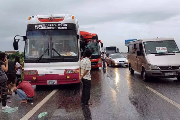 Hiện trường vụ tai nạn. Ảnh: P.Pham.