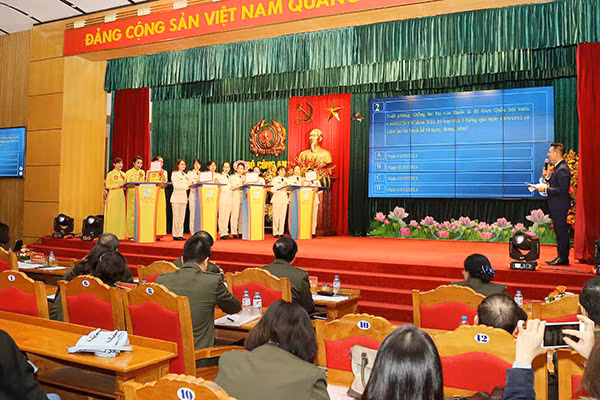 Toàn cảnh hội thi.