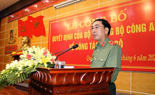 Thứ trưởng Trần Quốc Tỏ phát biểu tại buổi lễ.