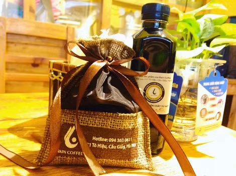 Sản phẩm của Rain Coffee luôn được chú trọng cả về hình thức và chất lượng.