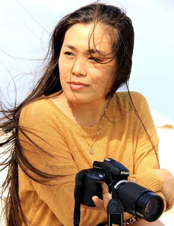 Nhà báo Hoài Thu.