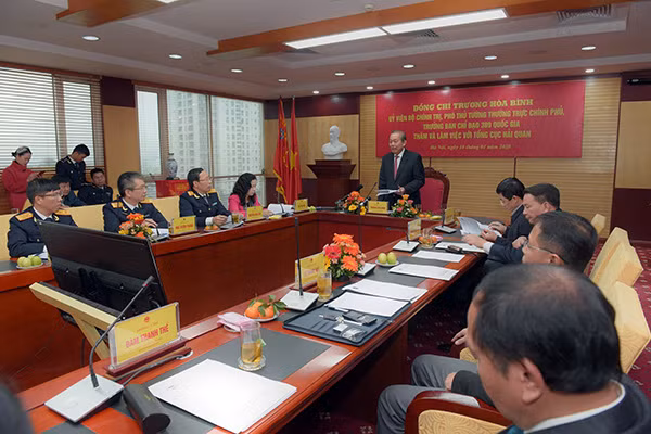 Phó thủ tướng Thường trực Trương Hoà Bình phát biểu chỉ đạo