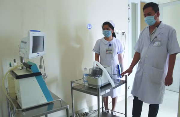 Bệnh viện 30-4 đã chuẩn bị sẵn các trang thiết bị để phục vụ công tác khám, chữa bệnh nhân COVID-19