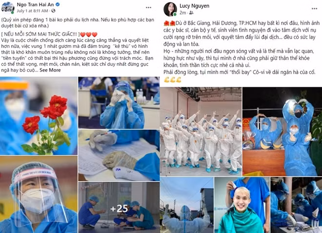 Những câu chuyện về tuyến đầu xông pha chống dịch, hay sự sẻ chia yêu thường giữa đời thường đã được lan tỏa với nguồn cảm hứng tích cực