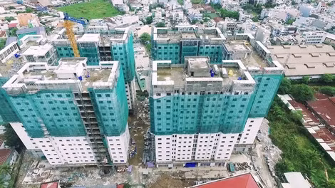 Công trình 35 Hồ Học Lãm hiện nay.