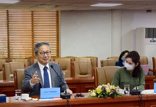 Ông Takio Yamada - Đại sứ Đặc mệnh toàn quyền Nhật Bản đánh giá cao mối quan hệ hợp tác chiến lược giữa VietinBank và MUFG Bank.