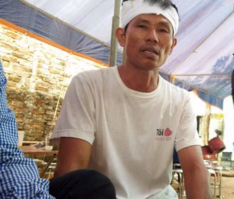 Anh Kiều Văn Suốt chưa hết bàng hoàng trước cái chết của em trai.