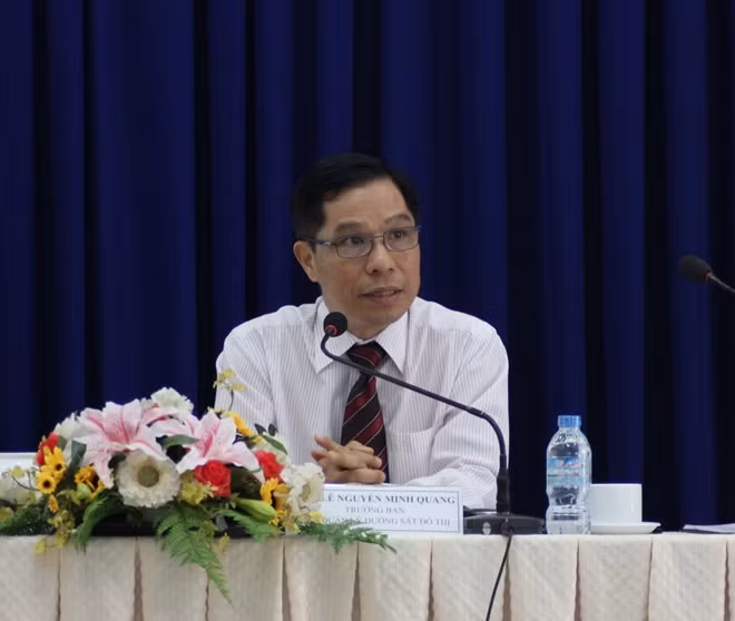 Ông Lê Nguyễn Minh Quang, Trưởng Ban QLĐSĐT.