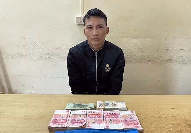 Đối tượng Lệnh Thế Thành và tang vật vụ án Đối tượng Lệnh Thế Thành và tang vật vụ án
